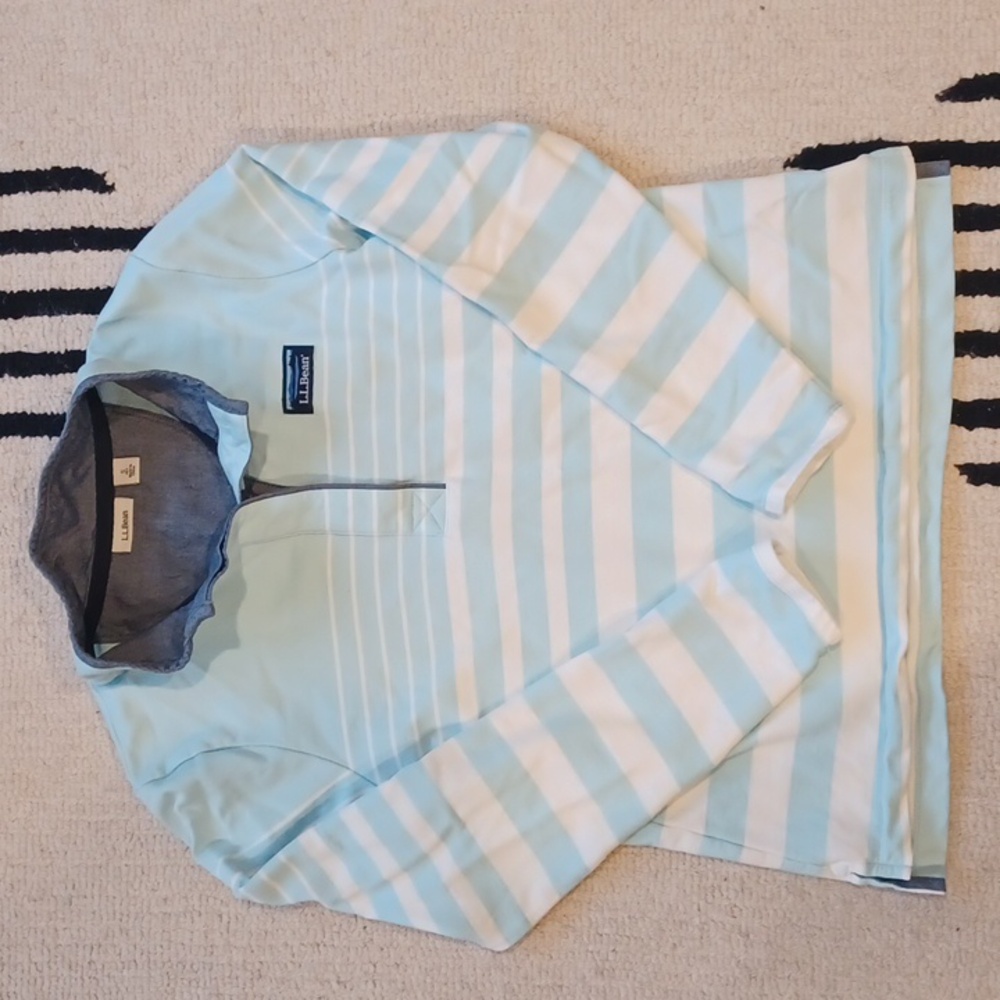 LL Bean rugby shirt women  size small